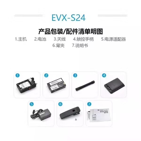 摩托羅拉EVX-S24數(shù)字對(duì)講機(jī)